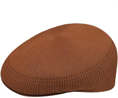Kangol Men's Tropic Ventair 504 Cap, Cognac, L