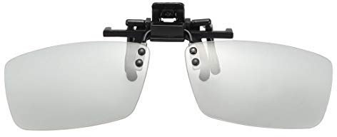 N/A - Occhiali 3D con Clip per televisori 3D passivi compatibili con Reald Cinema