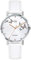 Girl Only Damen Armbanduhr weiß Analog 699346 GO mit Lederarmband UGO699346 Analoguhr