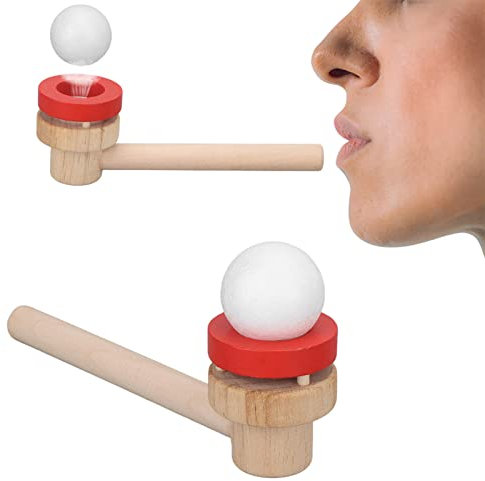 Sonew Outil D'exercice de Respiration de Balle Soufflante, Appareil D'entraînement de Capacité Pulmonaire D'apprentissage pour les Enfants, Appareil D'exercice de Respiration Profonde pour les Enfants