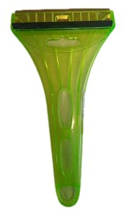 Eiskratzer aus Messing, 19,1 cm, mit transparentem Polycarbonat-Griff