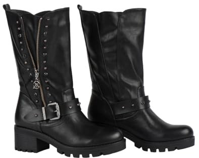 CHATTAWAK Damen 8ninonnoir39 Stiefelette, Schwarz, 39 EU