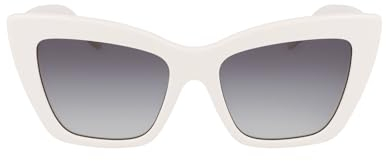 KARL LAGERFELD Damen KL6158S Sonnenbrille, White, 54/18/145