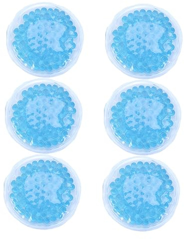 COLLBATH 6pezzi Compressa Gel Riutilizzabile Impacchi Termici e Refrigeranti Per Dolori Muscolari Infortuni e Gonfiori Cuscinetti Flessibili Per Terapia Calda e Fredda