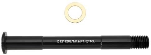 The Lord of the Tools 1 st M12 cykel genom axel landsvägscykel framgaffel genomaxel med bricka för terrasscyklar motorcyklar nedförsbacke cyklar gratis åktur cyklar gruscyklar 1,5 x 12 x 120 mm