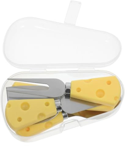 JEWEDECO Set Di 6 Per Formaggio in Acciaio Cucchiaio Spalmatore Utensile A Paletta Con Manico Per Burro E Condimenti Da Tagliere