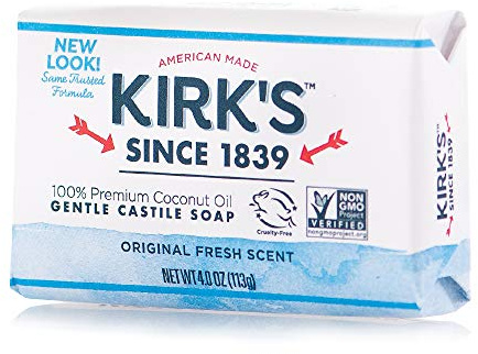 Kirk's Natural Original Castile Soap, 4 Ounce