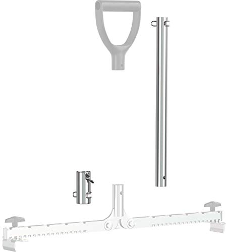 LANGFIT® Zubehör - Verlängerungs-Set 40cm für Plattenheber mit normalem Griff - Schonend für Rücken und Hüfte! Tragkraft bis 60kg - Made in Germany - MS-PH-VS400