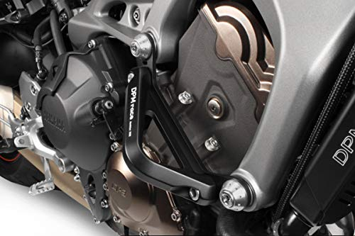Tracer 900 2018/20 - Kit Motorschutz (R-0734) - Aluminium Sturzbügel Sturzschutz Sturzpad - Hardware-Bolzen Enthalten - Motorradzubehör De Pretto Moto (DPM Race) - 100% Made in Italy