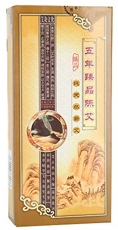 Moxa Rolls, 10 Stück pro Packung Moxibustion Strips Moxa Sticks Chinesische Akupunktur-Massagetherapie 5 Jahre Moxa Roll Ideal für Zuhause und Salon