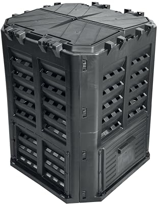 BRIXO KOMPOBOX - compostador de jardín (360 L, 69 x 69 x 84 cm)