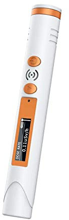 CHNADKS Contador Geiger Detector de Radiación, Forma de Bolígrafo Dosímetro Personal Rayos X Beta Gamma, Monitor de Radiación Nuclear, Diseño de Bolsillo Recargable