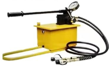 SENMIAO Pompe hydraulique à main, pompe hydraulique haute pression, pompe à huile manuelle CP-180/CP-390/CP-700 (Color : CP-150S double circuit)