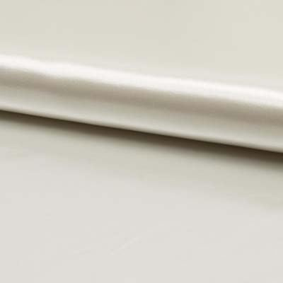 Faschingssatin de Luxe ELEA Uni - 50cm - Breite 140cm Satine Faschingsstoff Bekleidungsstoff Folienstoff Meterware (Ecru)