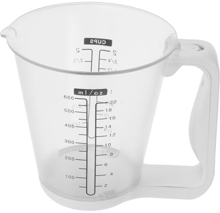 iplusmile Bilancia Per Alimenti Con Misurino Display Lcd Chiaro Misurazione Temperatura e Volume Adatta Per Cucina e Casa