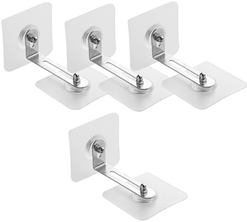 IMIKEYA 4pcs Fall Fixture Adhesive Anchors for Furniture Wall Anchor Kit Prevent Bookcase Dresser Tip Over Safety Proofing Kit for Home Boys and Girls
