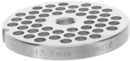 Toyvian Hachoir à Viande Manuel Types Plaque Perforée Acier Inoxydable Couteau Rond pour Coupe Uniforme Outil Polyvalent pour Volaille et Usage Domestique ou Professionnel