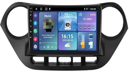 Sistema di navigazione per auto Per Hyundai I10 2014-2017 Autoradio GPS Navigazione Carplay Touch Screen NO 2DIN DVD(6-128GB)