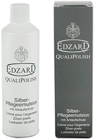 EDZARD QualiPolish® Émulsion de soin d'argenté avec protection anti-ternissement, contenu 250 ml