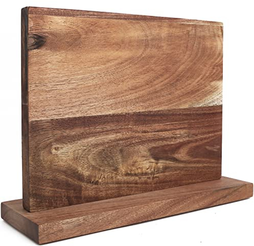 Uniharpa messerblock magnetisch 12 X 10 inch messerblock ohne messer mit starken Magneten und rutschfesten Füßen zur sicheren Aufbewahrung von Messern