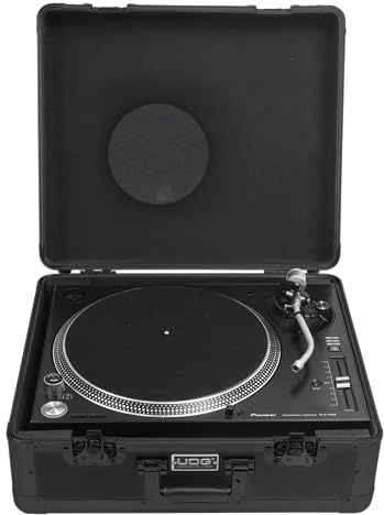 ULTIMATE PICK FOAM FLIGHTCASES. UDG Flight case para equipo dj U93016BL - FC PICK FOAM MULTI FORMAT TURNTABLE BLACK.