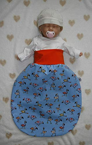 Schlafsack lustige Flamingos (12-18 Monate)