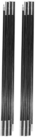 Bewinner 4M Fiberglas Zeltstützstange Stangen Markisenrahmen Kit Faltbare Outdoor-Stütze für Markisenstangen Camping Wandern