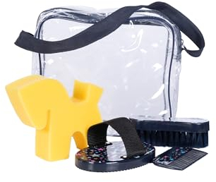 HKM Hobby Horsing Putzset Navy Einheitsgröße