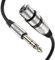 MOSWAG 1M/3.28FT Microphone Cable XLR to Jack, Microphone Lead XLR Cable for Dynamic microphone, Speaker, Audio Sound Consoles, Mixer