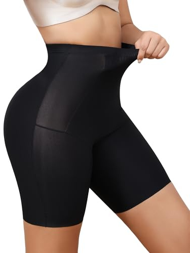Aijolen Culotte Gainante Femme Gaine Amincissante Culottes Sculptantes Taille Haute Panty Gainant Invisible Shorty sans Couture Anti Frottement Cuisse Minceur Shapewear