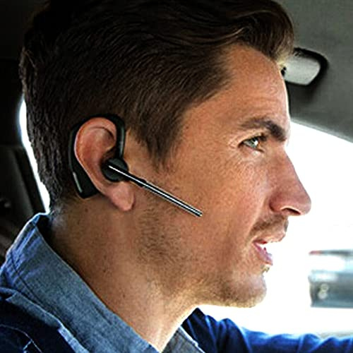Horett V8 BT Trådlösa Hörlurar Business Headset Handsfree Ring BT Headphone Körsport Sports Earbud With Mic 1st för Mobiltelefon Sport Svart