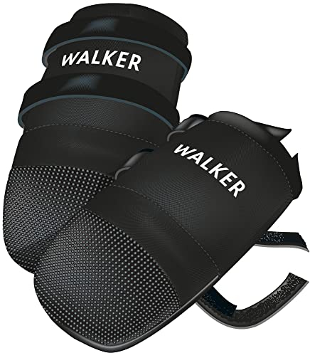 TRIXIE Pfotenschutz Walker - 2 Stück - unterstützt Heilung von Verletzung - Vinylsohle für festen Halt - 2 Klettverschlüsse - Größe M - Pfotenbreite: 7,5 cm - Länge: 15 cm - 1957