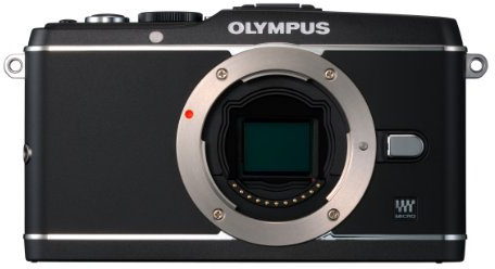 Olympus PEN E-P3 Fotocamera Mirrorless, Sensore CMOS da 12.3 Megapixel, Nero