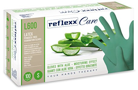Reflexx L600 Gants à usage unique, 100 pièces, vert