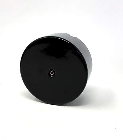 SCATOLA DI DERIVAZIONE IN PORCELLANA NERA DIAM. 100MM