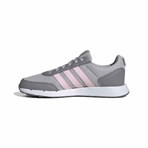 Adidas Femme Run 50s Shoes, Grey Two/Clear Pink/Grey Three, 36 2/3 EU