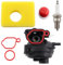 MCHNIC Vergaser mit Luftfilter Zündkerze für Briggs & Stratton 300E 450E 500E Serie OVH Motoren Rasenmäher 799583 591979 595656 590556 591160 593261
