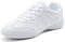 Zapatos de porrista para Mujer, para Entrenamiento, Animadora, Jazz, Yoga, Animadora, Zapatillas Deportivas, para Caminar, Blanco 05., 39 EU