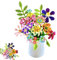RIDIR Flowers Bouquet Building Set for Adults - Gifts for Mother's Day with Rose and Tulip - Home Office Decor Set - Botanical Collection