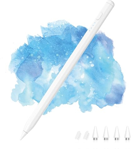 MoKo Stylus Pen per Android Touchscreen,Penna per Tablet per Samsung Galaxy Tab A9+/Xiaomi/Lenovo/Vivo e Altri Smartphone e Tablet Android,Stilo Universale Attivo Ricaricabile a Punta Fine,Bico