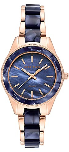 Anne Klein Women's Solar Powered Resin Bracelet Watch, AK/3770
