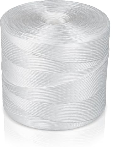 Tomato Twine 6300 Ft - Heavy Duty Polypropylene Twine White