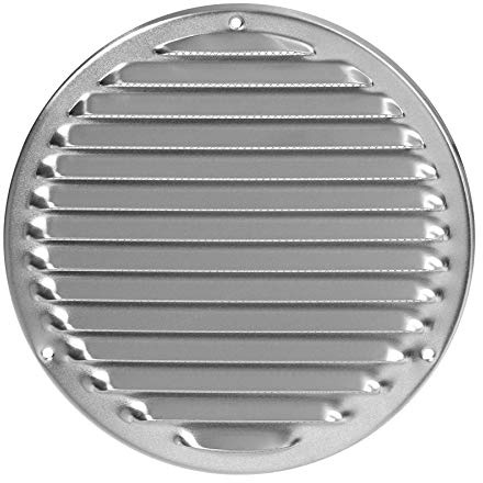 Ø 200mm Griglia di Ventilazione in Alluminio con Zanzariera - Griglie di Aerazione in Metallo