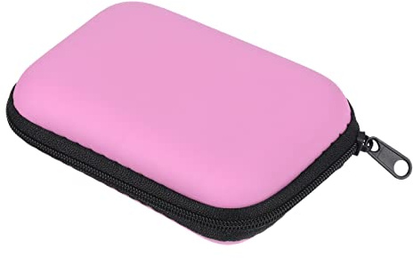 PATIKIL Dart Case, Multi-Functional EVA Darts Carrying Storage with Mesh Pockets for Darts, Tips, Flights, Accessories, Pink