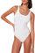 Triumph Damen Smart Natural BS Bodysuits, Weiss, 1