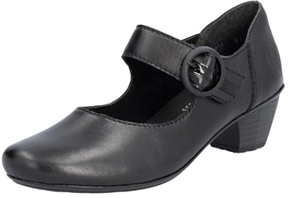 Rieker 41756 Escarpins pour Femme, Noir, 39 EU