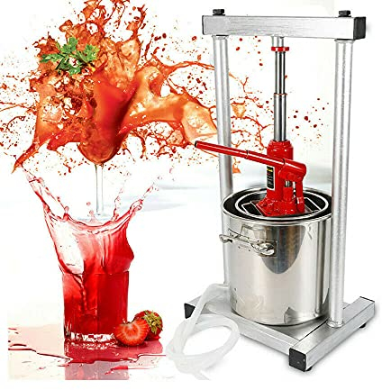 LeGDOr 12L Obstpresse, Edelstahlpresse, Entsafter, Obstpresse, Weinpresse, Apfelpresse, Beerenpresse, Obstpresse, Obstpresse, Obstpresse, Obstmühle, Saftmaischepresse