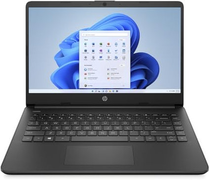 HP 14s-dq0518sa Laptop | 14in HD | Intel Celeron N4120 | 4GB RAM | 128GB SSD | Windows 11 | Black