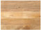 vidaXL Tischplatte, Holzplatte für Esstisch Couchtisch, Massivholzplatte Rustikales Design, Ersatztischplatte, 80x70x3,8cm Rechteckig Massivholz Mango