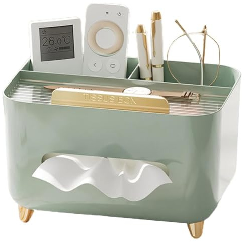 YEHEI Boîte de Rangement pour Mouchoirs, Organisateur de Table de Nuit pour Housse de Mouchoirs, A